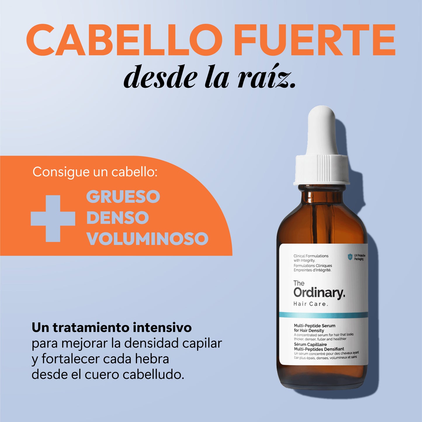 The Ordinary™ – Suero capilar multipeptídico para densidad